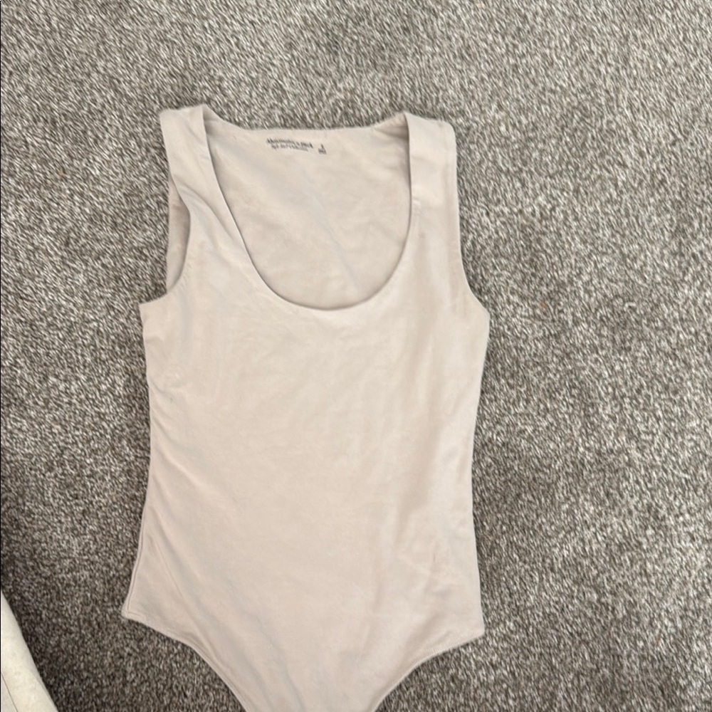 Abercrombie & Fitch Cream Bodysuit